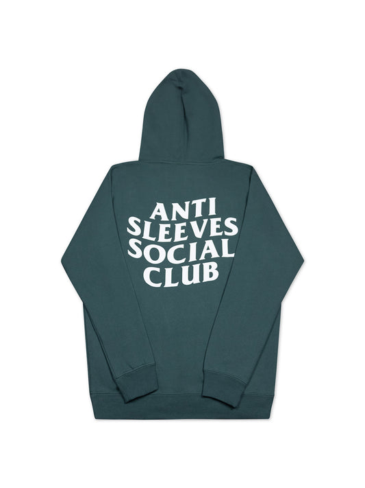 Anti Sleeves Social Club Hoodie - Olive